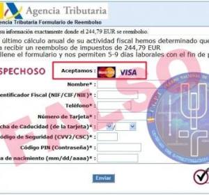 Conocido phishing de la renta Conocido phishing de la renta