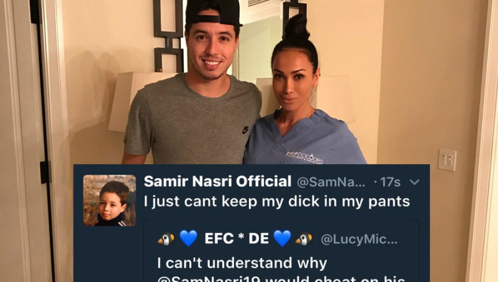 Samir Nasri sufre un hackeo en su cuenta