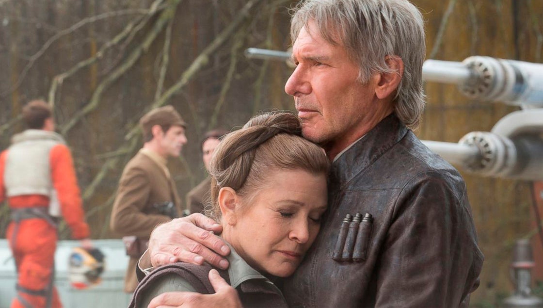 Harrison Ford y el universo de 'Star Wars' se despiden de Carrie Fisher Harrison Ford y el universo de 'Star Wars' se despiden de Carrie Fisher
