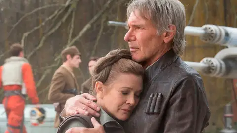 Carrie Fisher y Harrison Ford Carrie Fisher y Harrison Ford