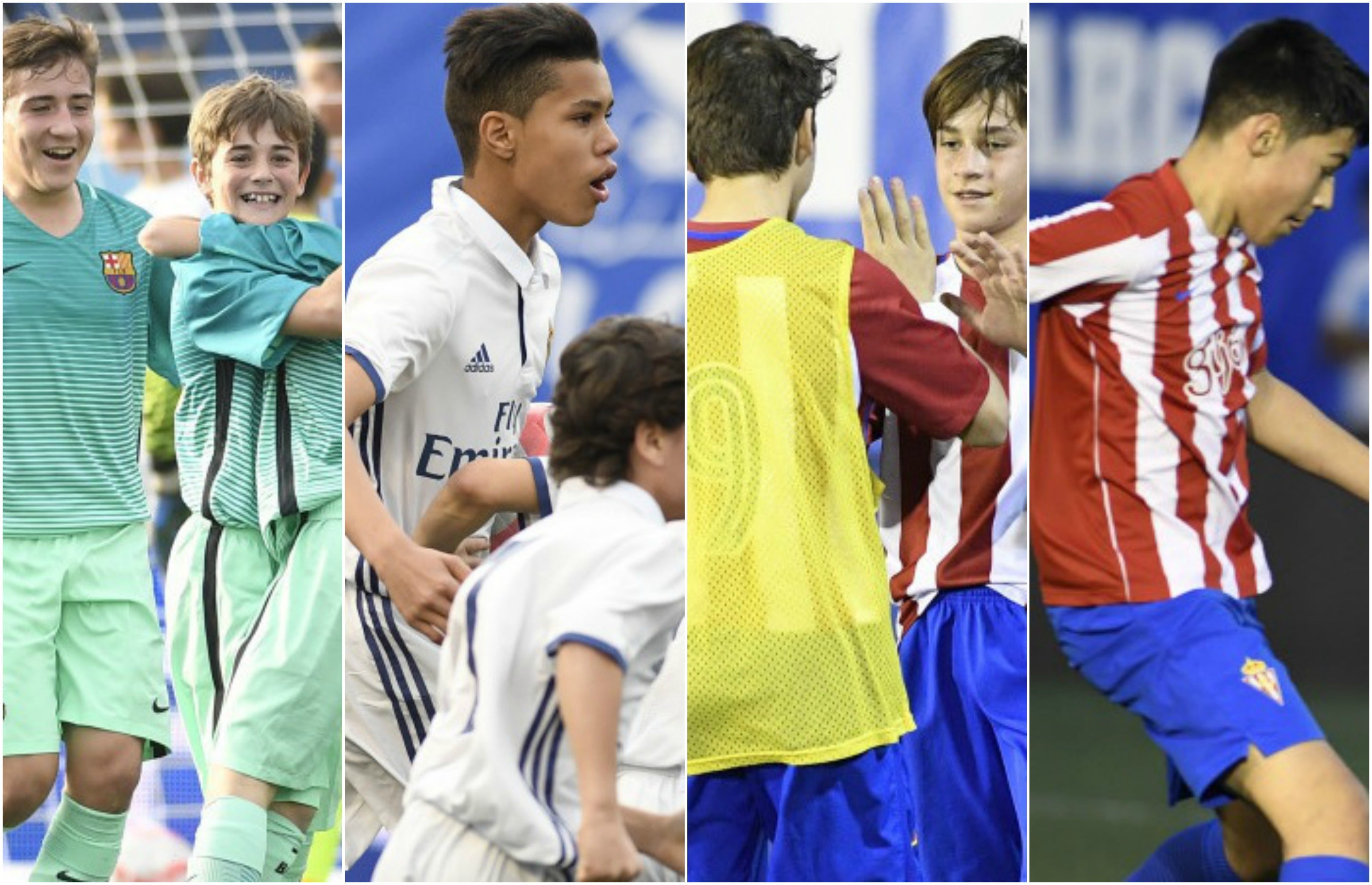 Barcelona-Real Madrid y Sporting-Atlético de Madrid, semifinales de LaLiga Promises Barcelona-Real Madrid y Sporting-Atlético de Madrid, semifinales de LaLiga Promises