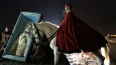 Hallazgo del arca de la Virgen de la Asunción. Fiestas Venida de la Virgen