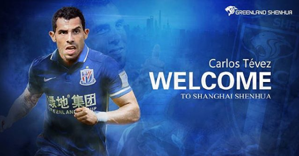 Carlos Tévez ficha por el Shanghai Shenhua y cobrará 40 millones de dólares al año Carlos Tévez ficha por el Shanghai Shenhua y cobrará 40 millones de dólares al año