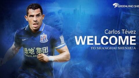 T&eacute;vez, nuevo fichaje del Shanghai Shenhua
