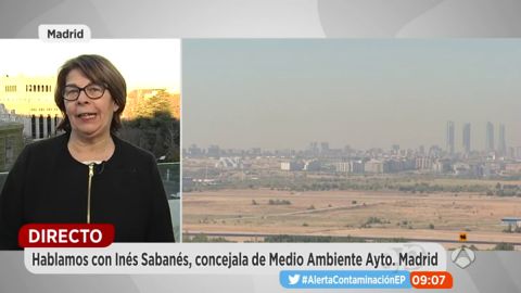 La concejal de Medio Ambiente de Madrid, In&eacute;s Saban&eacute;s