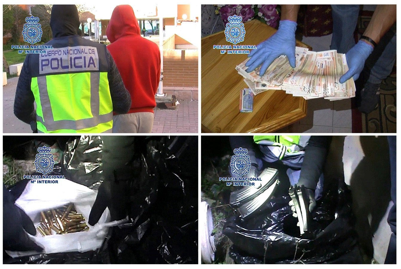 Los presuntos yihadistas detenidos en Madrid querían comprar granadas, fusiles y munición Los presuntos yihadistas detenidos en Madrid querían comprar granadas, fusiles y munición