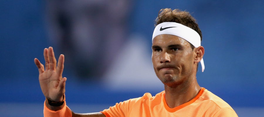 Nadal, en un partido Nadal, en un partido