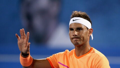 Nadal, en un partido