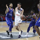 Rudy Fernández durante el partido ante el Anadolu Efes Rudy Fernández durante el partido ante el Anadolu Efes