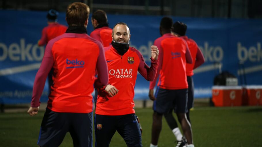 Primera sesi&oacute;n del Barcelona despu&eacute;s de las vacaciones de Navidad 