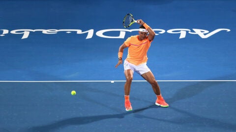 Rafa Nadal, durante el partido contra Raonic