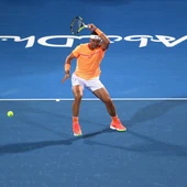 Rafa Nadal, durante el partido contra Raonic Rafa Nadal, durante el partido contra Raonic