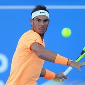 Rafa Nadal, durante la final de Abu Dabi Rafa Nadal, durante la final de Abu Dabi