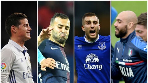 James, Jes&eacute;, Deulofeu y Zaza