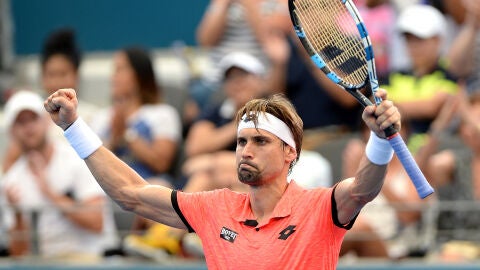 David Ferrer celebra su victoria