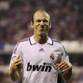 Arjen Robben, durante su etapa en el Real Madrid