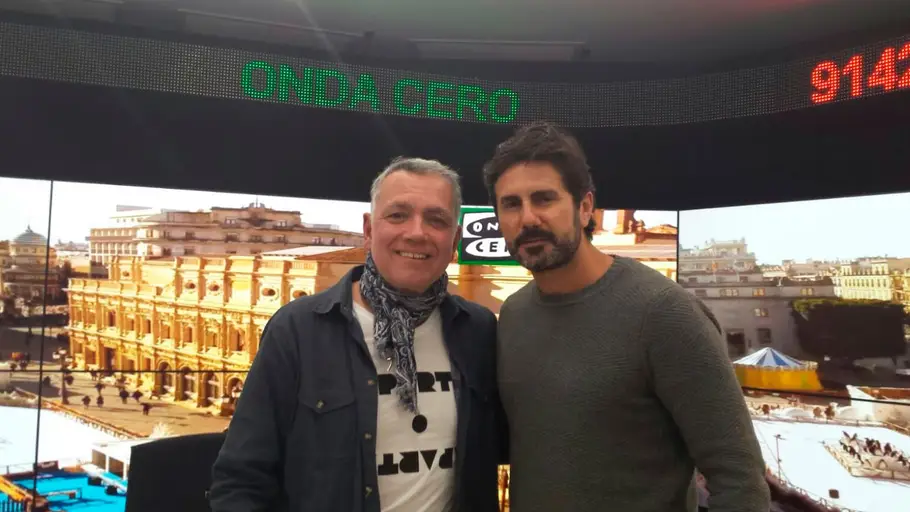 Hernan Zin y Juan Ramón Lucas durante una entrevista en Más de uno Hernan Zin y Juan Ramón Lucas durante una entrevista en Más de uno