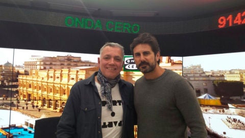Hernan Zin y Juan Ram&oacute;n Lucas durante una entrevista en M&aacute;s de uno