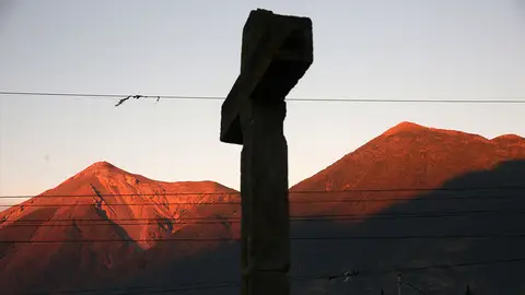Vista del volcán de Acatenango Vista del volcán de Acatenango