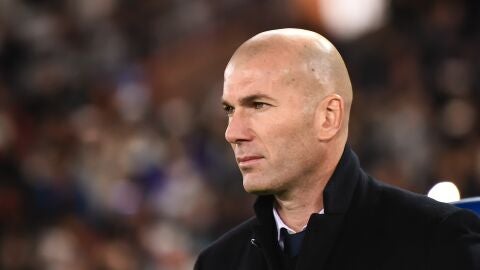 Zidane en un partido