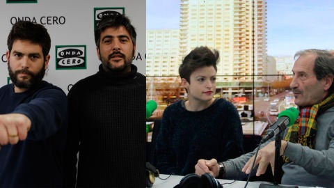 Estopa, Mar&iacute;a Ord&oacute;&ntilde;ez y Jos&eacute; Mar&iacute;a C&aacute;mara