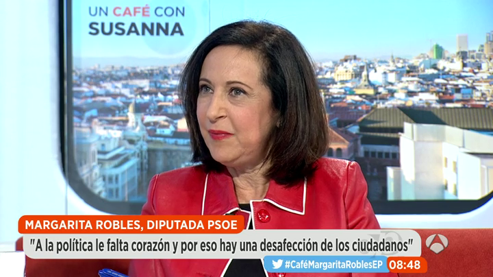 Margarita Robles: "Sánchez tomará una decisión pensando en España y en el partido, no será una decisión personal" Margarita Robles: "Sánchez tomará una decisión pensando en España y en el partido, no será una decisión personal"