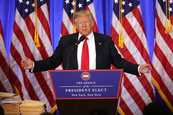 Donald Trump inicia esta tarde su andadura como el presidente número 45 de Estados Unidos Donald Trump inicia esta tarde su andadura como el presidente número 45 de Estados Unidos