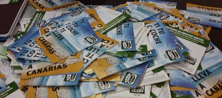 Boletos sorteo viaje a Canarias Boletos sorteo viaje a Canarias