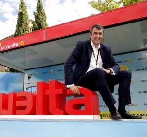 El director de la Vuelta, Javier Guillén. El director de la Vuelta, Javier Guillén.