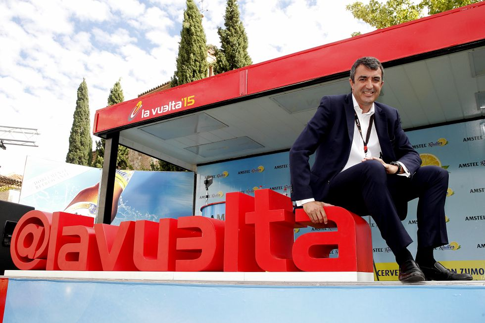 El director de la Vuelta, Javier Guillén. El director de la Vuelta, Javier Guillén.