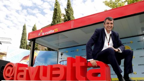 El director de la Vuelta, Javier Guill&eacute;n.