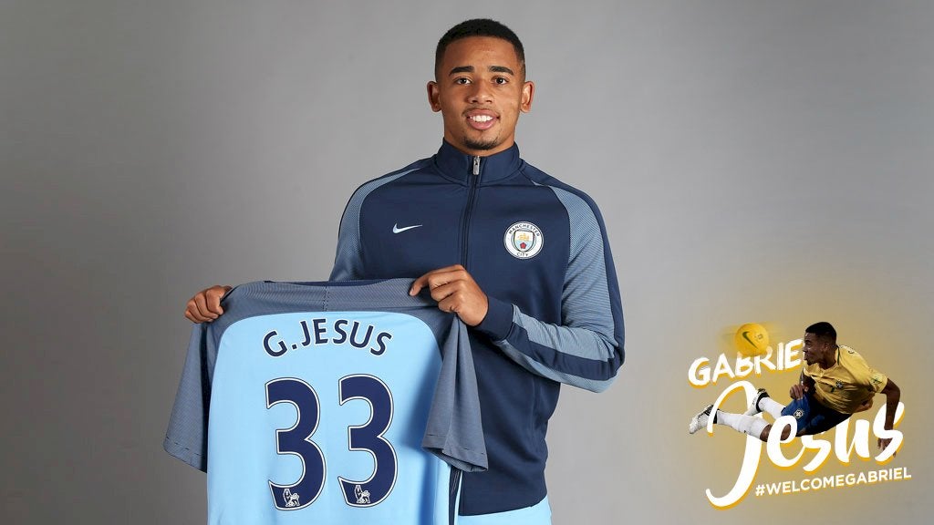 El Manchester City hace oficial la llegada de Gabriel Jesús El Manchester City hace oficial la llegada de Gabriel Jesús