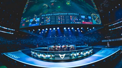 Momento de una competici&oacute;n de 'League of Legends', uno de los juegos m&aacute;s populares de los eSports