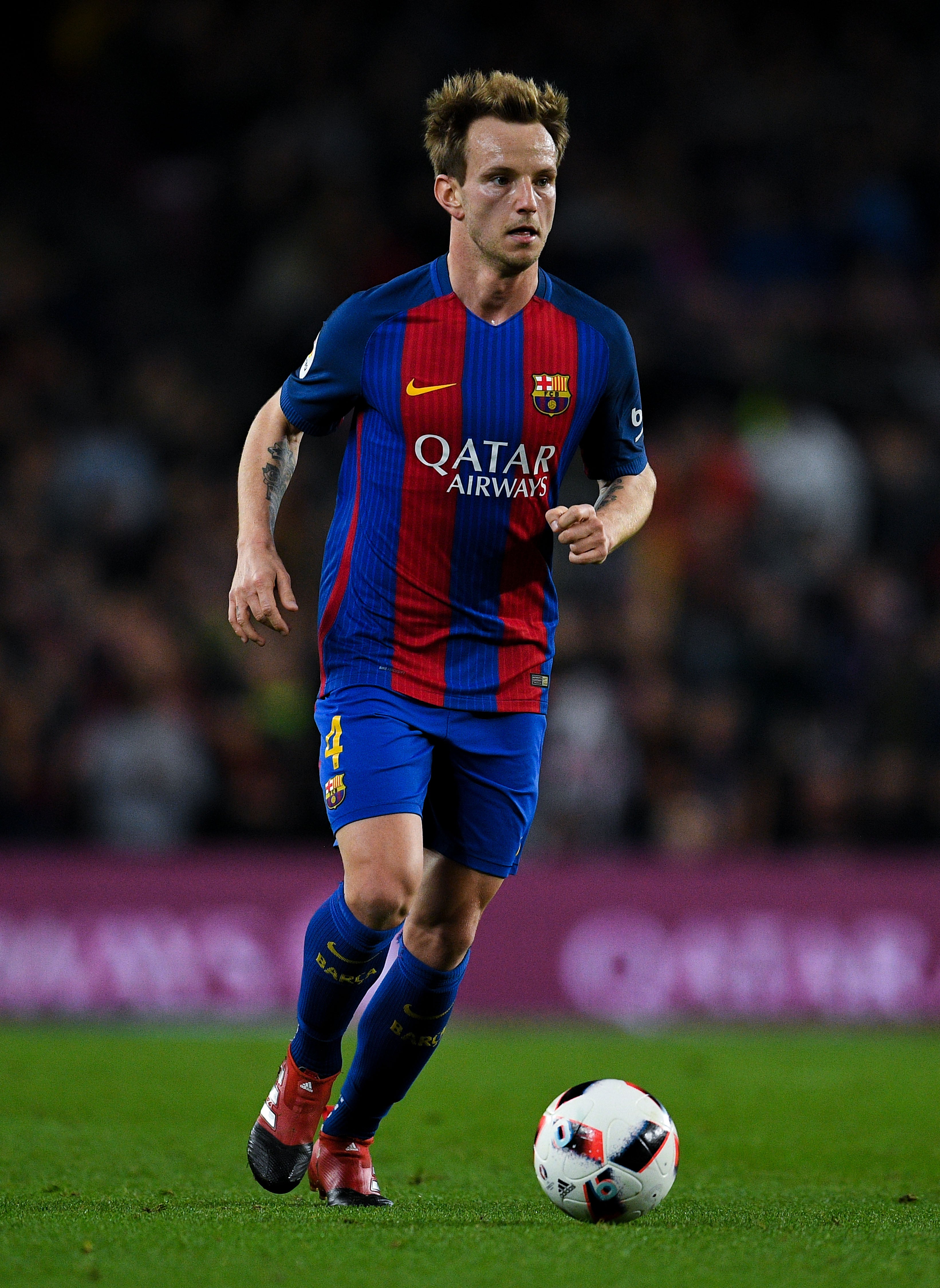 Ivan Rakitic: "Confiamos mucho en Alcácer, siempre ha trabajado muy fuerte" Ivan Rakitic: "Confiamos mucho en Alcácer, siempre ha trabajado muy fuerte"