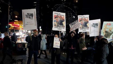 Protestas en Washington contra la investidura de Donald Trump