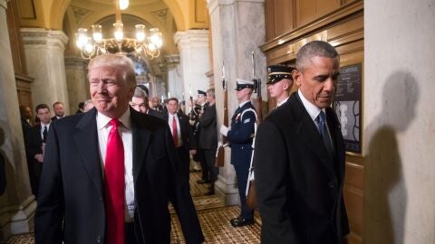 Donald Trump y Barack Obama