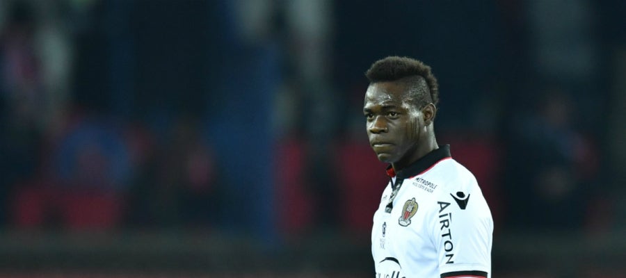Mario Balotelli, en un partido con el Niza Mario Balotelli, en un partido con el Niza