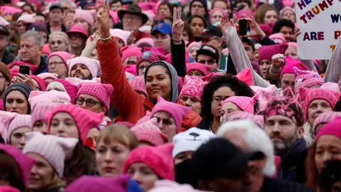 Miles de personas participan en Washington en la 'Marcha de las Mujeres' contra Donald Trump Miles de personas participan en Washington en la 'Marcha de las Mujeres' contra Donald Trump