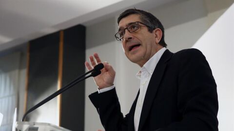 Patxi L&oacute;pez, en un acto en Portugalete