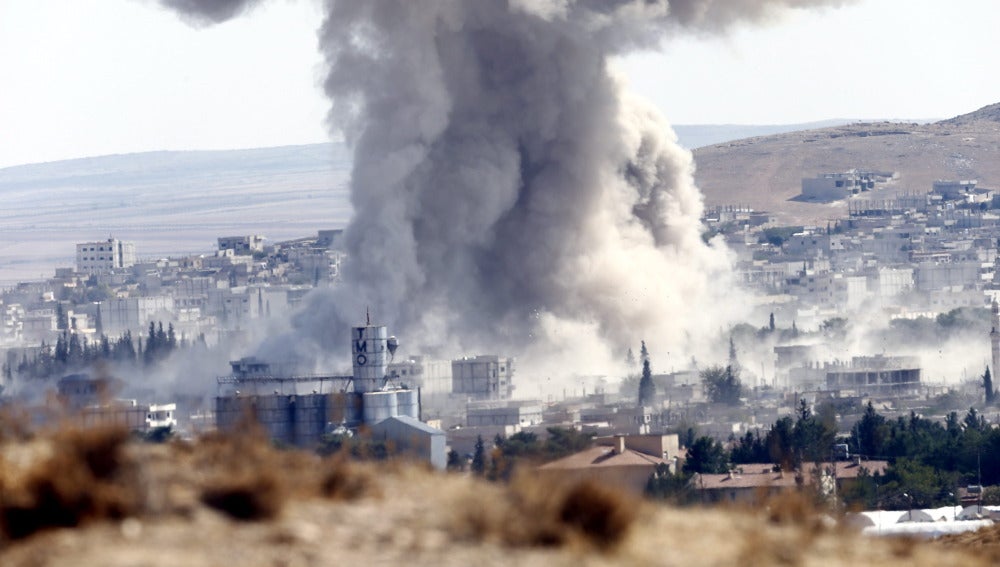 Ataque en Siria - Imagen de archivo