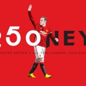 El United celebra el gol 250 de Wayne Rooney