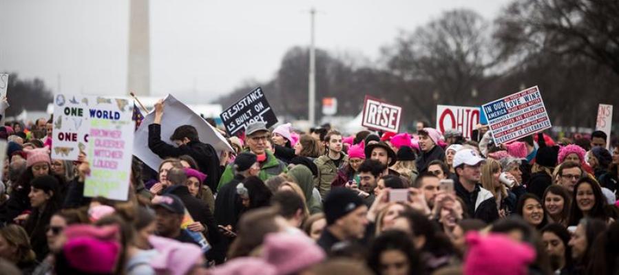 Marcha de mujeres contra Trump en Washington Marcha de mujeres contra Trump en Washington