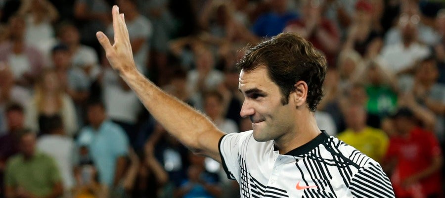 Roger Federer en el Open de Australia Roger Federer en el Open de Australia
