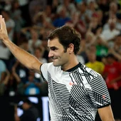 Roger Federer en el Open de Australia Roger Federer en el Open de Australia