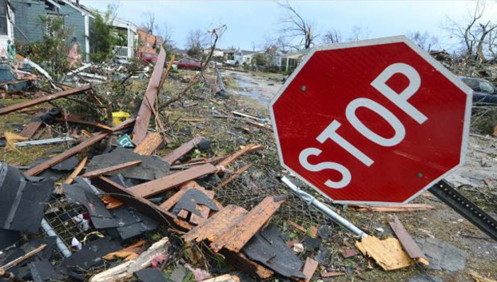Las severas tormentas caídas en el sur de EEUU dejan once muertos y 23 heridos