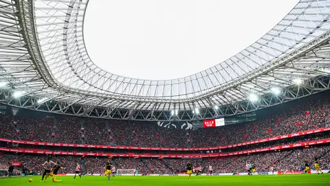 San Mamés, durante el Athletic-Atlético de Madrid San Mamés, durante el Athletic-Atlético de Madrid