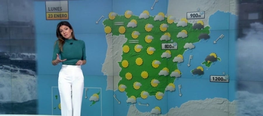 Lluvias y viento fuertes el lunes en el litoral mediterráneo y en Baleares