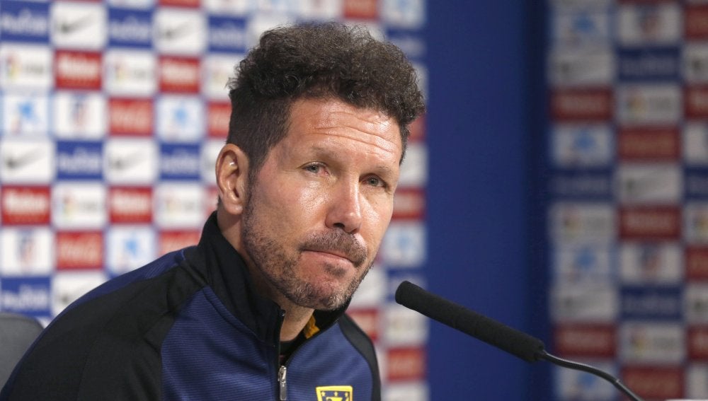 Simeone, en rueda de prensa