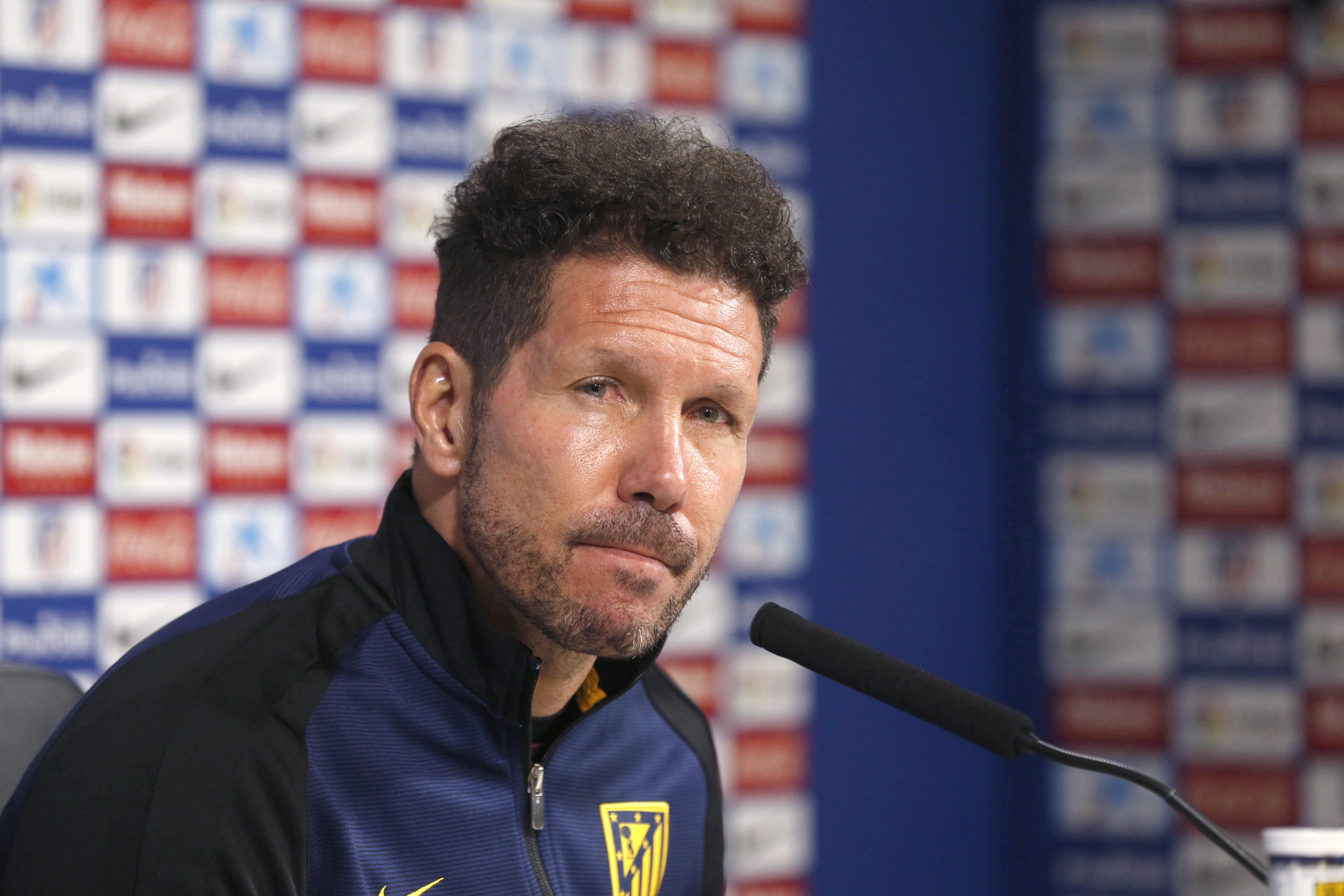 Simeone, sobre la Copa del Rey: "No entiendo otra forma de ser campeón que jugando con Madrid o Barça" Simeone, sobre la Copa del Rey: "No entiendo otra forma de ser campeón que jugando con Madrid o Barça"