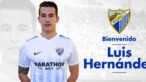 El defensa del M&aacute;laga, Luis Hern&aacute;ndez.